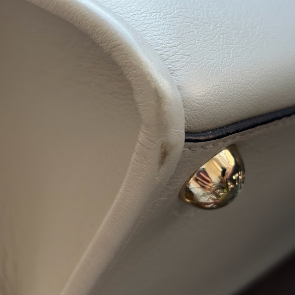 Strathberry Light Gray Midi Tote Bag - Picture 11 of 13